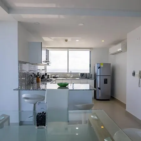Morros City-beachfront 29th Floor 2 Bedroom Apartamento Cartagena