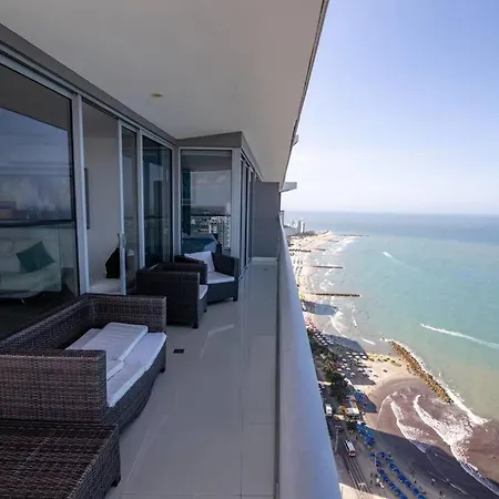 Morros City-beachfront 29th Floor 2 Bedroom * Cartagena